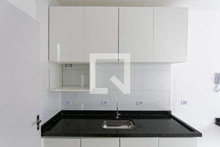 Cozinha de kitnet/studio para alugar com 1 quarto, 22m² em Cidade Mãe do Céu, São Paulo