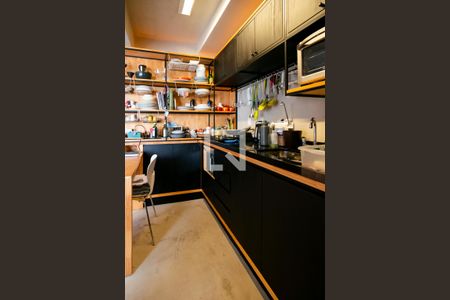 Studio Cozinha de apartamento à venda com 1 quarto, 49m² em Brooklin, São Paulo