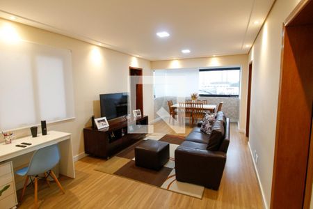 Sala de Estar de apartamento à venda com 3 quartos, 122m² em Tatuapé, São Paulo