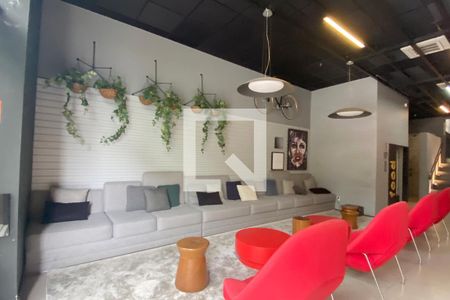 Studio para alugar com 34m², 1 quarto e 1 vagaHall social