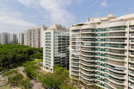 Vista da Sala de apartamento para alugar com 1 quarto, 65m² em Barra da Tijuca, Rio de Janeiro