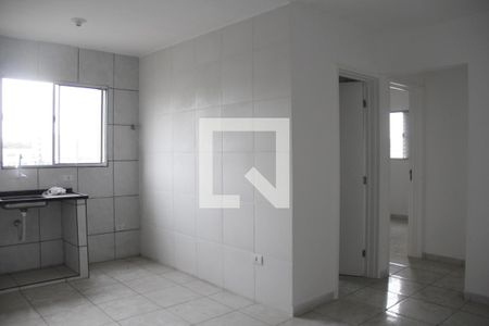Sala/Cozinha de apartamento para alugar com 2 quartos, 55m² em Jardim Quaresmeira, Suzano
