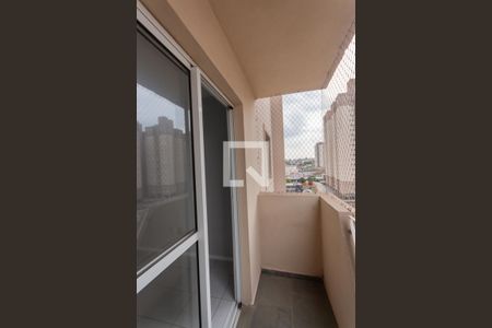 Varanda da Sala de apartamento para alugar com 2 quartos, 70m² em Parque Erasmo Assunção, Santo André