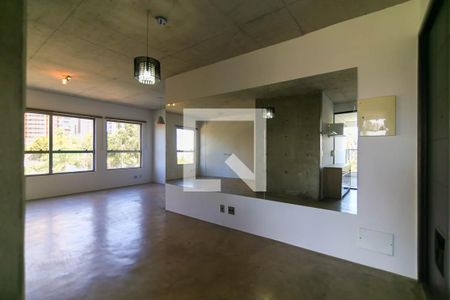 Sala de apartamento para alugar com 1 quarto, 70m² em Panamby, São Paulo