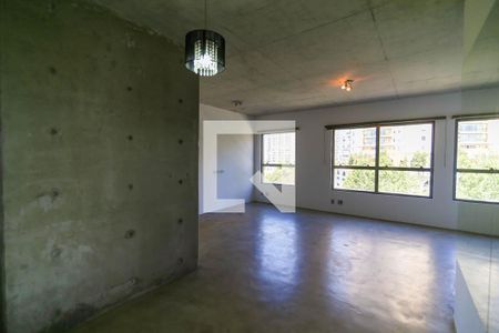 Sala de apartamento para alugar com 1 quarto, 70m² em Panamby, São Paulo
