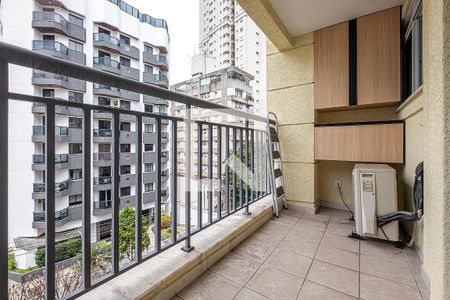 Sala - Varanda de apartamento à venda com 1 quarto, 60m² em Jardim Paulista, São Paulo