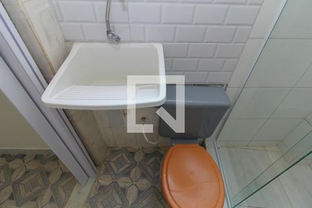 Banheiro Social de apartamento à venda com 1 quarto, 40m² em Santa Teresa, Rio de Janeiro