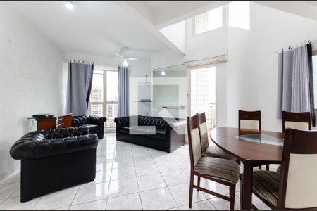 Sala de apartamento para alugar com 2 quartos, 117m² em Ponta da Praia, Santos