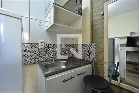 Quarto/Cozinha de kitnet/studio para alugar com 1 quarto, 16m² em Mirandópolis, São Paulo