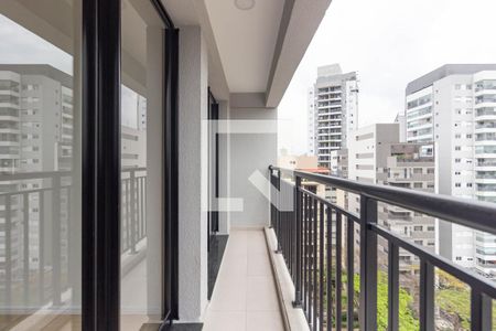 Varanda da Sala de apartamento à venda com 1 quarto, 32m² em Butantã, São Paulo