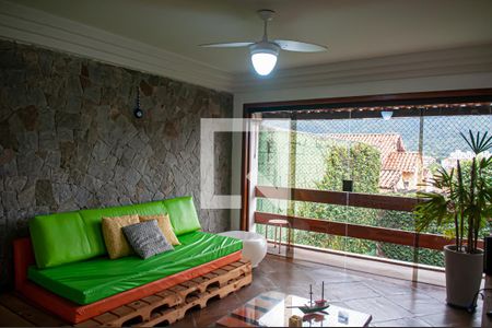 sala de casa de condomínio à venda com 3 quartos, 300m² em Taquara, Rio de Janeiro