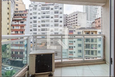 Varanda de apartamento à venda com 1 quarto, 47m² em Centro, São Paulo