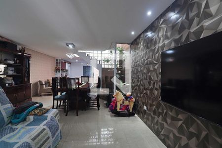 Sala de casa à venda com 3 quartos, 186m² em Vila Guiomar, Santo André