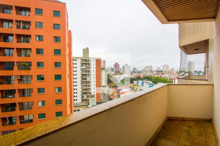 Varanda da sala de apartamento à venda com 2 quartos, 76m² em Jardim Bela Vista, Santo André
