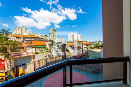 Varanda da sala de apartamento para alugar com 3 quartos, 87m² em Vila Valparaíso, Santo André