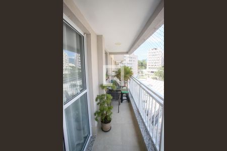 Varanda da Sala de apartamento à venda com 2 quartos, 67m² em Taquara, Rio de Janeiro