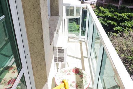 Varanda da Sala de apartamento à venda com 2 quartos, 65m² em Barra da Tijuca, Rio de Janeiro