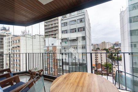 Varanda da Sala  de apartamento para alugar com 2 quartos, 140m² em Icaraí, Niterói