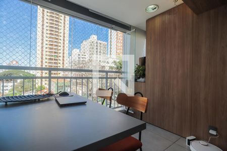 Varanda Integrada de apartamento à venda com 1 quarto, 52m² em Perdizes, São Paulo