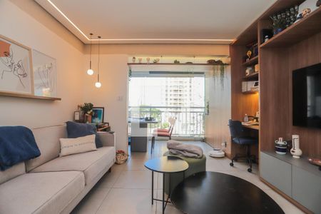 Sala de apartamento à venda com 1 quarto, 52m² em Perdizes, São Paulo