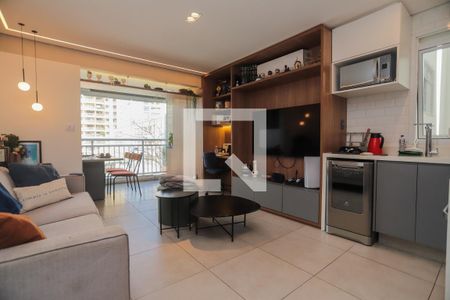 Sala de apartamento à venda com 1 quarto, 52m² em Perdizes, São Paulo