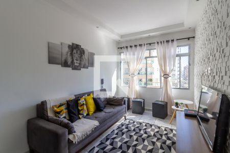 Sala de apartamento para alugar com 1 quarto, 51m² em Vila Tupi, Praia Grande