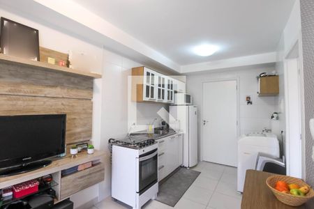 Sala/Cozinha de apartamento para alugar com 1 quarto, 28m² em Vila Alpina, São Paulo