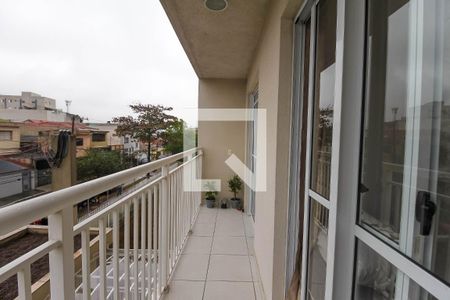 Varanda da Sala de apartamento para alugar com 1 quarto, 28m² em Vila Alpina, São Paulo