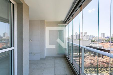 Varanda da Sala de apartamento para alugar com 1 quarto, 50m² em Vila Gomes Cardim, São Paulo