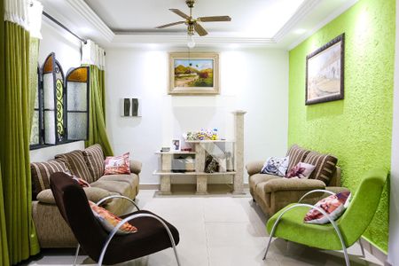 Sala de casa à venda com 3 quartos, 128m² em Campestre, Santo André