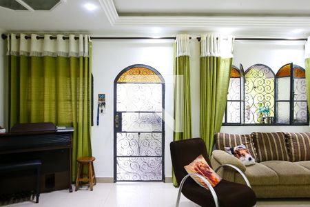 Sala de casa à venda com 3 quartos, 128m² em Campestre, Santo André