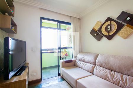 Sala de apartamento para alugar com 2 quartos, 67m² em Vila Homero Thon, Santo André
