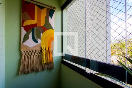 Varanda da sala de apartamento para alugar com 2 quartos, 67m² em Vila Homero Thon, Santo André