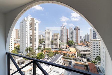 Varanda da Sala de apartamento à venda com 2 quartos, 54m² em Vila Gumercindo, São Paulo