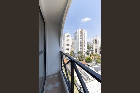 Varanda da Sala de apartamento à venda com 2 quartos, 54m² em Vila Gumercindo, São Paulo