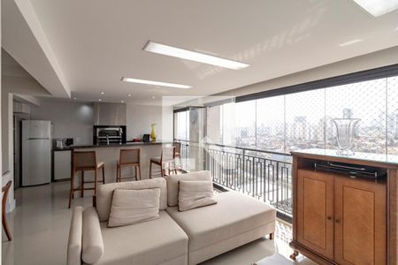 Apartamento à venda com 140m², 3 quartos e 2 vagas Apartamento à venda com 140m², 3 quartos e 2 vagasVaranda Gourmet da Sala