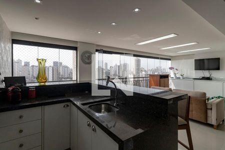 Apartamento à venda com 140m², 3 quartos e 2 vagas Apartamento à venda com 140m², 3 quartos e 2 vagasVaranda Gourmet da Sala - Churrasqueira