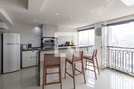 Apartamento à venda com 140m², 3 quartos e 2 vagas Apartamento à venda com 140m², 3 quartos e 2 vagasVaranda Gourmet da Sala