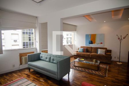 Sala de apartamento à venda com 3 quartos, 105m² em Copacabana, Rio de Janeiro