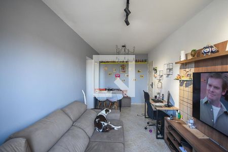 Sala de apartamento à venda com 2 quartos, 59m² em Parque Pinheiros, Taboão da Serra