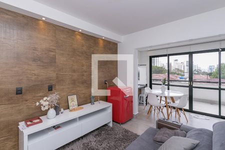 Sala de apartamento à venda com 1 quarto, 66m² em Campo Belo, São Paulo