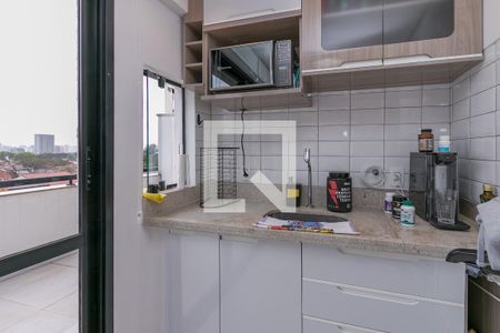 Cozinha de apartamento à venda com 1 quarto, 66m² em Campo Belo, São Paulo