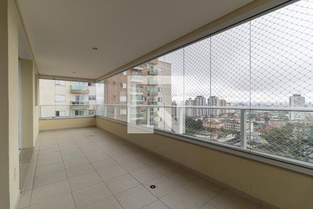 Varanda da Sala de apartamento para alugar com 3 quartos, 124m² em Vila Gumercindo, São Paulo