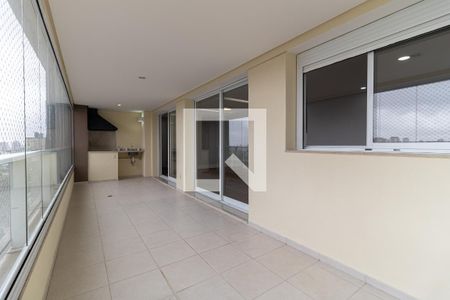 Varanda da Sala de apartamento para alugar com 3 quartos, 124m² em Vila Gumercindo, São Paulo