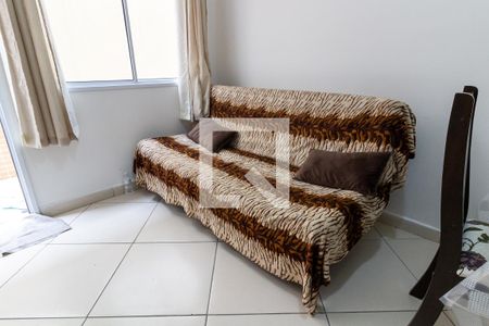 Detalhe da sala de casa de condomínio para alugar com 1 quarto, 44m² em Ocian, Praia Grande