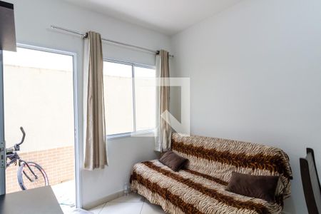 Sala de casa de condomínio para alugar com 1 quarto, 44m² em Ocian, Praia Grande