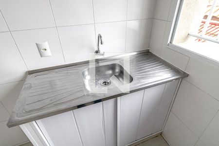 Sala e Cozinha - Torneira de casa para alugar com 1 quarto, 50m² em Vila São José, São Paulo