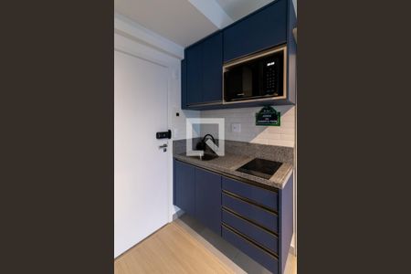 Sala e Cozinha de apartamento para alugar com 1 quarto, 27m² em Vila Nova Conceição, São Paulo