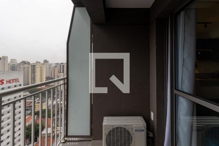 Varanda de apartamento para alugar com 1 quarto, 27m² em Vila Nova Conceição, São Paulo
