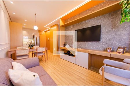 Sala de apartamento para alugar com 1 quarto, 40m² em Barro Preto, Belo Horizonte